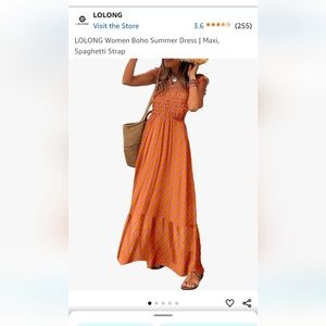 Super cute Orange, Mauve, Yellow maxi summer sleeveless dress size XXL